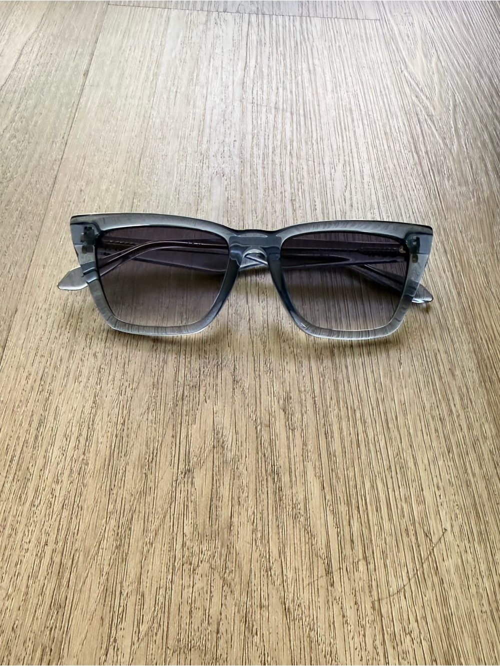 quay australia call the shots clear blue modern retro cat eye sunglasses eyewear